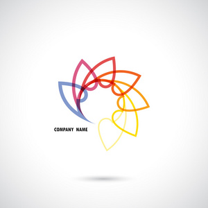 创意抽象矢量 logo 设计模板照片