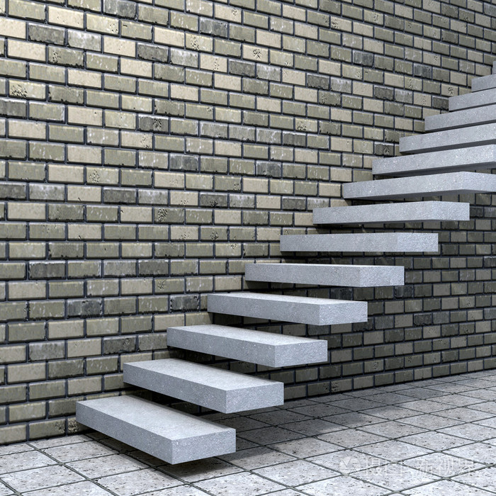 概念的白色石头台阶照片-正版商用图片1j2f5m-摄图新视界