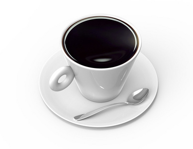 黑咖啡咖啡杯子
