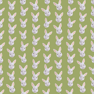 无缝的彩色背景由团长兔