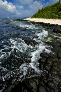 石在 ile 杜芬岛