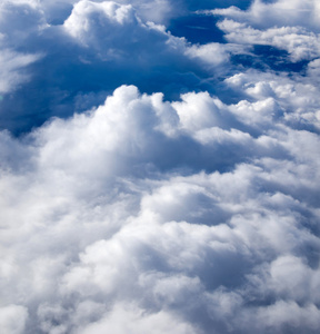 蓝色的天空背景