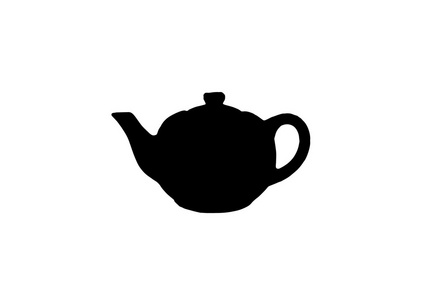 茶壶线条图片