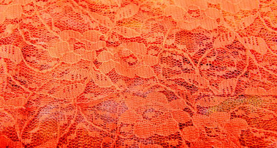 孤立的橙色印度丝绸围巾