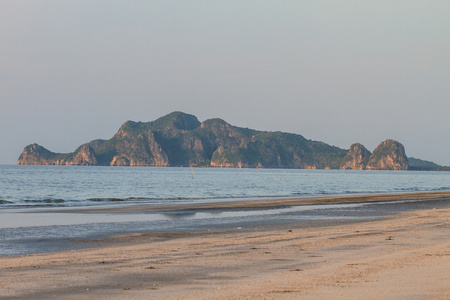 美丽的热带海在夏天