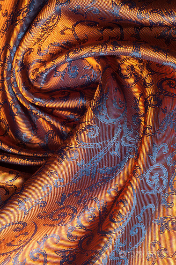 丝绸织物的质地.