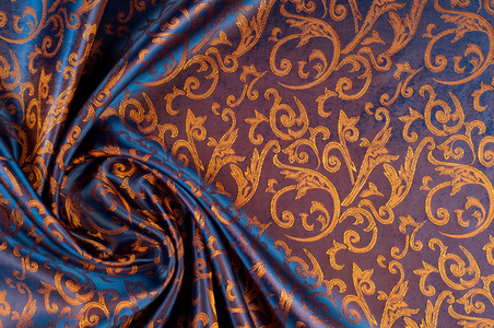 丝绸织物的质地.