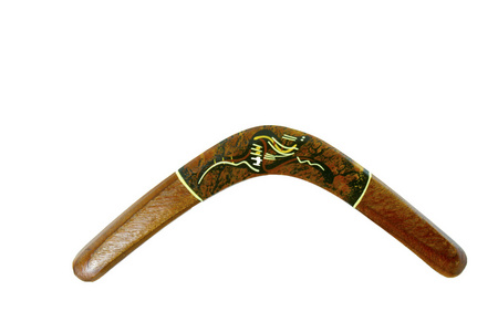 回旋镖绘旋转箭头进程计划回旋镖字母 u投掷回旋镖抽象的红色绽放模式