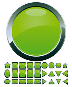28 绿色玻璃按钮设置