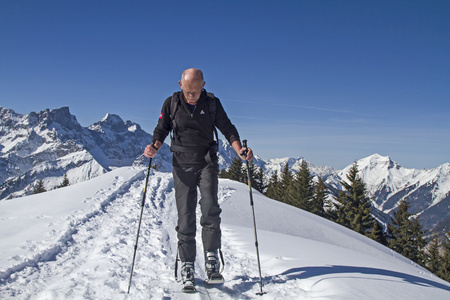 Karwendel 山区的冬季运动