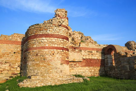 残垣断壁周围内塞伯尔老城，保加利亚
