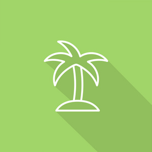 椰子树符号图片