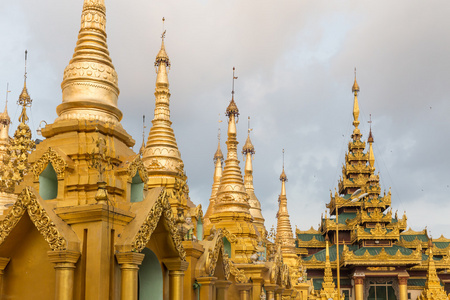 shwedagon 塔 仰光，缅甸