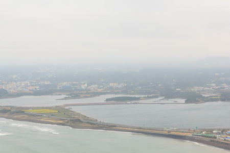 在济州岛韩国冬季景观