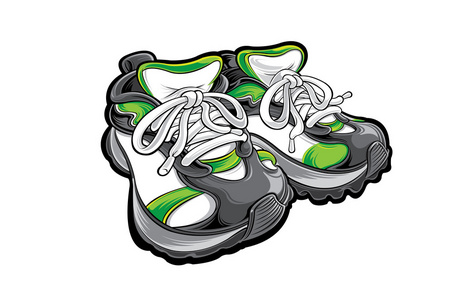 卡通运动鞋图片