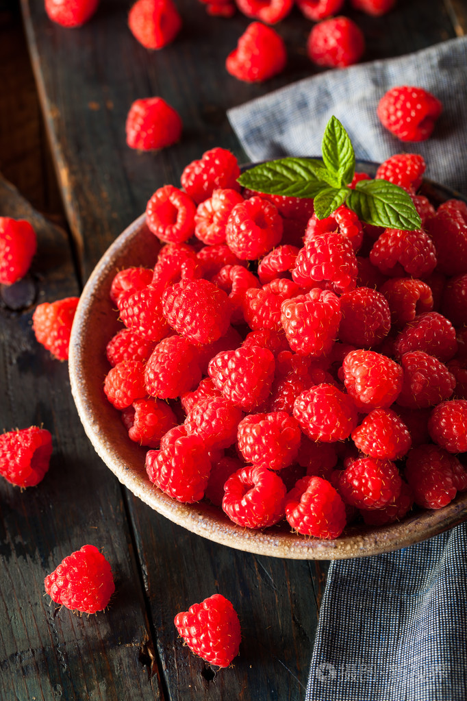 新鲜的有机原料树莓