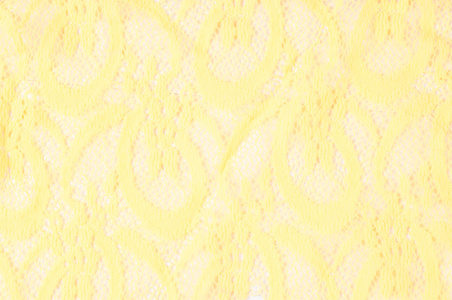 织物花边的质地亮黄