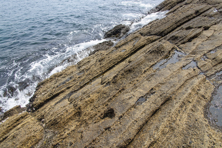 在济州岛 Yongmeori 海岸沉积岩