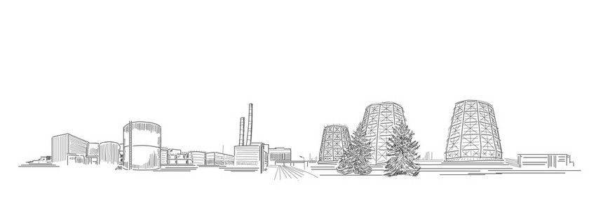 电站的插图图片