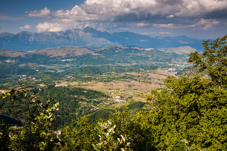 夏天山风景