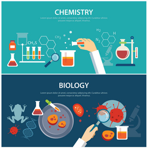 化学和生物学教育概念