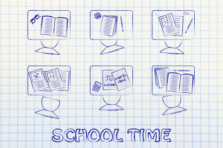学校时间图