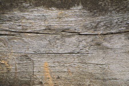 木材的纹理。含裂纹背景老木