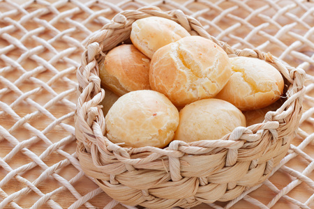 巴西小吃奶酪面包pao de queijo