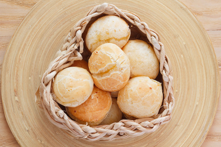 巴西小吃奶酪面包pao de queijo