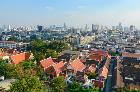 从金山曼谷的视图