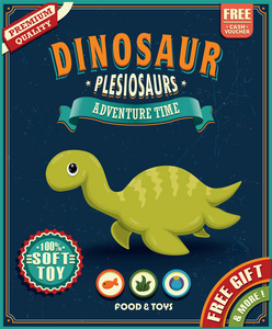 男孩与玩具恐龙图片