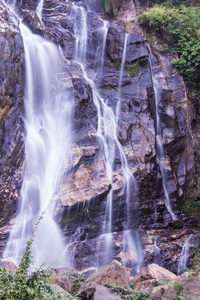 Ob 国家公园在泰国清迈湄 Tia 瀑布
