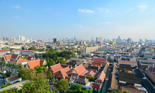 从金山曼谷的视图