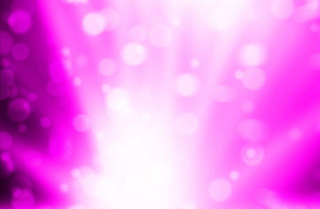 粉红色背景模糊的灯光或灯光在粉红色的背景上