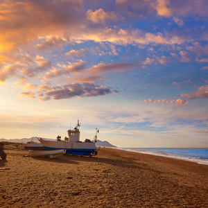 阿尔梅里亚 Cabo de Gata San Miguel 沙滩船