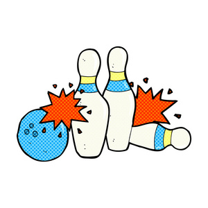 保龄球剪贴画漫画卡通保龄球吃喝玩乐照片