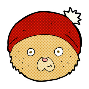 狗熊脸怎么画图片