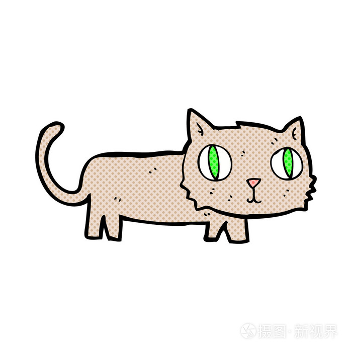 漫画卡通猫