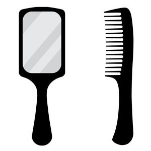 镜子和梳子
