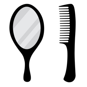 镜子和梳子