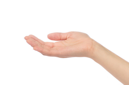 拿东西的手照片