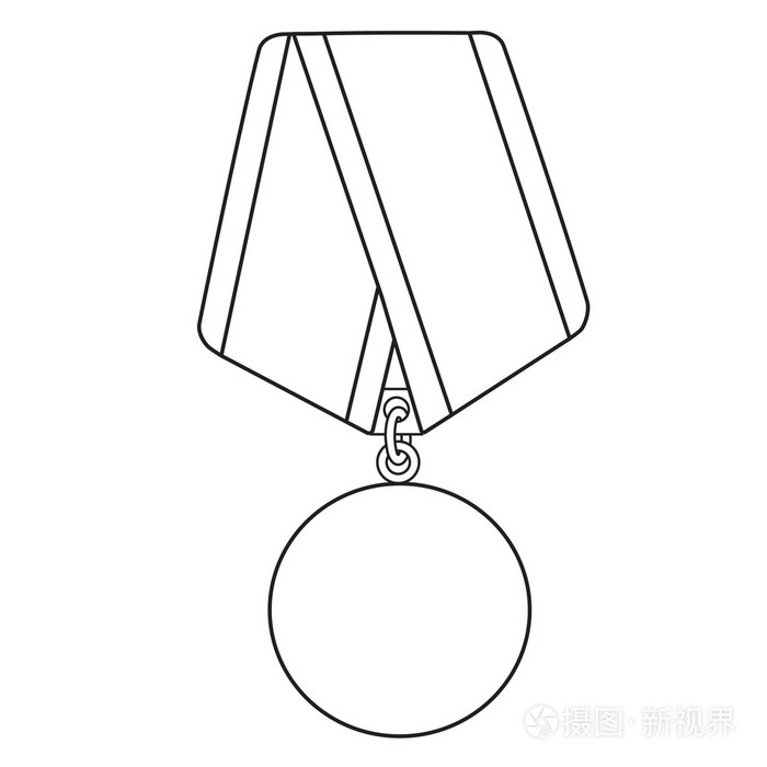 奖牌轮廓绘图