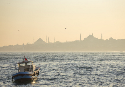 博斯普鲁斯海峡伊斯坦布尔，土耳其