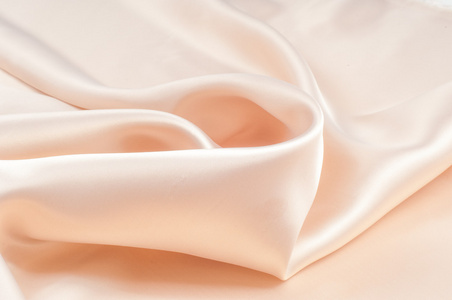 纳瓦霍人白丝绸背景纹理. 浅米色照片