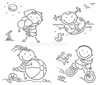 三轮车小孩图片-三轮车小孩素材-三轮车小孩插画-摄图新视界