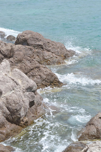 爱琴海沿岸的岩石