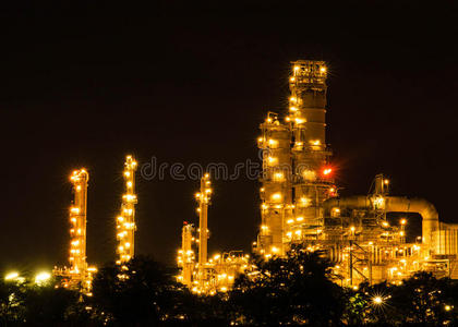 石油和天然气工业黄昏炼油厂工厂石化厂