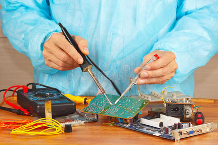 工具 电容器 权力 修理工 电路 电阻器 电缆 修理 修复