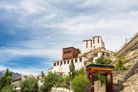 印度拉达克thiksey gompa