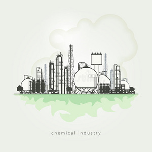 化工厂图片-化工厂素材-化工厂插画-摄图新视界